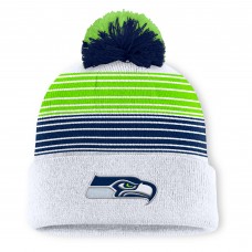 Шапка с помпоном Seattle Seahawks Fanatics White Ghost Шапка с помпоном Seattle Seahawks Fanatics White Ghost