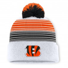 Шапка с помпоном Cincinnati Bengals Fanatics White Ghost