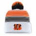 Шапка с помпоном Cincinnati Bengals Fanatics White Ghost
