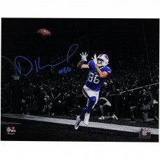 Dalton Kincaid Buffalo Bills Autographed Fanatics Authentic 11 x 14 Spotlight Touchdown Horizontal Photograph