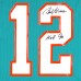 Игровая джерси Bob Griese Miami Dolphins Autographed Mitchell and Ness 1973 Teal Authentic with H.o.F. 90 Inscription