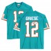 Игровая джерси Bob Griese Miami Dolphins Autographed Fanatics Authentic Mitchell and Ness 1973 Aqua Authentic