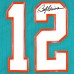 Игровая джерси Bob Griese Miami Dolphins Autographed Fanatics Authentic Mitchell and Ness 1973 Aqua Authentic