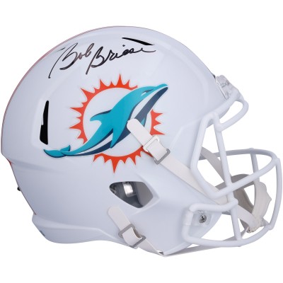 Bob Griese Miami Dolphins Autographed Fanatics Authentic Riddell Speed Replica Helmet