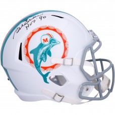 Bob Griese Miami Dolphins Autographed Fanatics Authentic 1972 Throwback Riddell Speed Replica Helmet with H.o.F. 90 Inscription