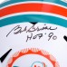 Bob Griese Miami Dolphins Autographed Fanatics Authentic 1972 Throwback Riddell Speed Replica Helmet with H.o.F. 90 Inscription