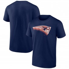 New England Patriots Navy Chrome Dimension T-Shirt