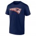 New England Patriots Navy Chrome Dimension T-Shirt