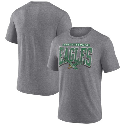 Футболка Philadelphia Eagles Warped Block - Heather Gray