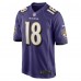 Diontae Johnson Baltimore Ravens Nike Player Game Jersey - Purple