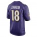 Diontae Johnson Baltimore Ravens Nike Player Game Jersey - Purple