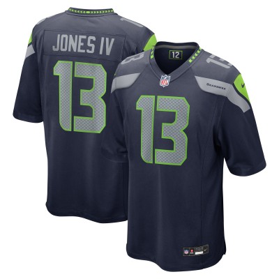 Seattle Seahawks Ernest Jones IV Nike College Navy Game Jersey