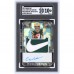 Christian Watson Green Bay Packers Autographed 2022 Panini One Black Prizm Precision Rookie 2 Color Nike Logo Relic #312 #5/5 SGC Authenticated 10/10 Rookie Card