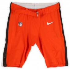 Ethan Pocic Cleveland Browns Fanatics Authentic Game-Used Orange Nike Pants vs. Cincinnati Bengals on October 20, 2024