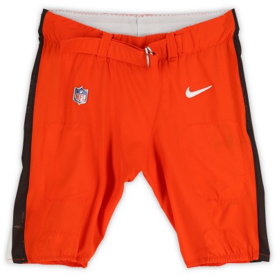 Ethan Pocic Cleveland Browns Fanatics Authentic Game-Used Orange Nike Pants vs. Cincinnati Bengals on October 20, 2024