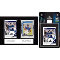 New York Giants 6 x 8 Player Plaque & 2024 Team Trading Card Set