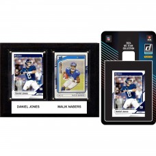 New York Giants 6 x 8 Player Plaque & 2024 Team Trading Card Set