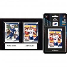 Buffalo Bills 6 x 8 Player Plaque & 2024 Team Trading Card Set
