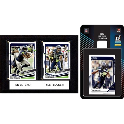 Seattle Seahawks 6 x 8 Player Plaque & 2024 Team Trading Card Set