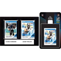 Carolina Panthers 6 x 8 Player Plaque & 2024 Team Trading Card Set