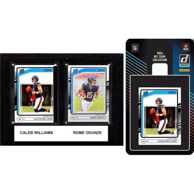 Chicago Bears 6 x 8 Player Plaque & 2024 Team Trading Card Set