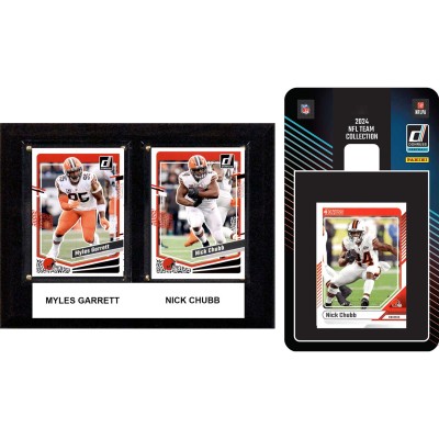 Cleveland Browns 6 x 8 Player Plaque & 2024 Team Trading Card Set