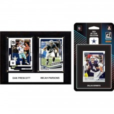 Dallas Cowboys 6 x 8 Player Plaque & 2024 Team Trading Card Set