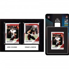 Atlanta Falcons 6 x 8 Player Plaque & 2024 Team Trading Card Set
