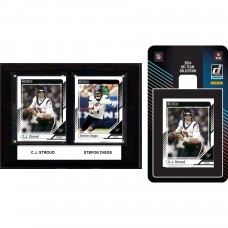 Houston Texans 6 x 8 Player Plaque & 2024 Team Trading Card Set
