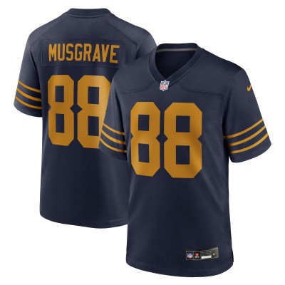 Игровая джерси Green Bay Packers Luke Musgrave Nike Navy The 1923 Classic Game