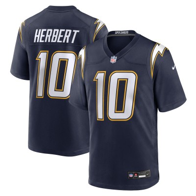 Джерси Los Angeles Chargers Justin Herbert Nike Navy Alternate Super Chargers Game Player