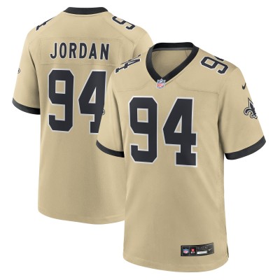 Игровая джерси New Orleans Saints Cameron Jordan Nike Gold Gameday Golds Alternate Game Player