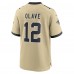 Игровая джерси New Orleans Saints Chris Olave Nike Gold Gameday Golds Alternate Game Player