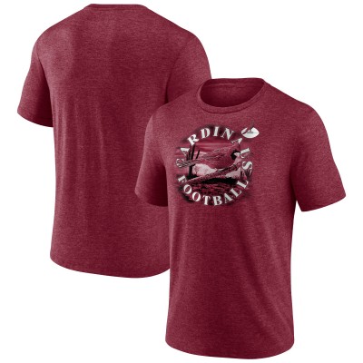 Arizona Cardinals Cardinal Sporting Chance Tri-Blend T-Shirt