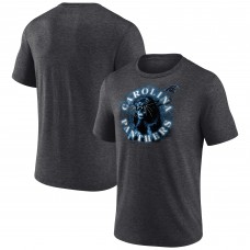 Футболка Carolina Panthers Charcoal Sporting Chance Tri-Blend