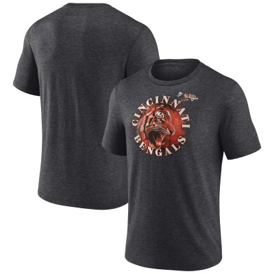 Cincinnati Bengals Charcoal Sporting Chance Tri-Blend T-Shirt