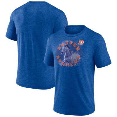 Футболка Denver Broncos Royal Sporting Chance Tri-Blend