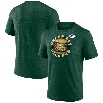Футболка Green Bay Packers Green Sporting Chance Tri-Blend