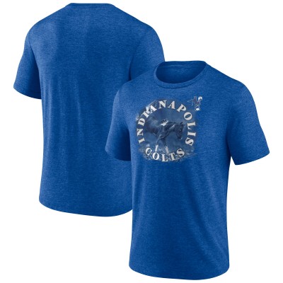 Indianapolis Colts Royal Sporting Chance Tri-Blend T-Shirt
