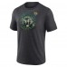 Jacksonville Jaguars Charcoal Sporting Chance Tri-Blend T-Shirt