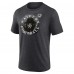 Las Vegas Raiders Charcoal Sporting Chance Tri-Blend T-Shirt
