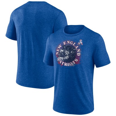 New England Patriots Royal Sporting Chance Tri-Blend T-Shirt