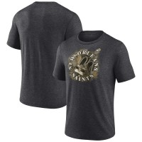 New Orleans Saints Charcoal Sporting Chance Tri-Blend T-Shirt