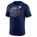 New York Giants Navy Sporting Chance Tri-Blend T-Shirt