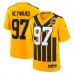 Pittsburgh Steelers Cameron Heyward Nike Gold Alternate 1933 Throwback Game Jersey