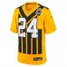Игровая джерси Pittsburgh Steelers Joey Porter Jr. Nike Gold Alternate 1933 Throwback Game