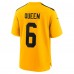 Игровая джерси Pittsburgh Steelers Patrick Queen Nike Gold Alternate 1933 Throwback Game