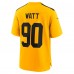 Игровая джерси Pittsburgh Steelers T.J. Watt Nike Gold Alternate 1933 Throwback Game