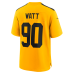 Джерси Pittsburgh Steelers T.J. Watt Nike Gold Alternate 1933 Throwback Game
