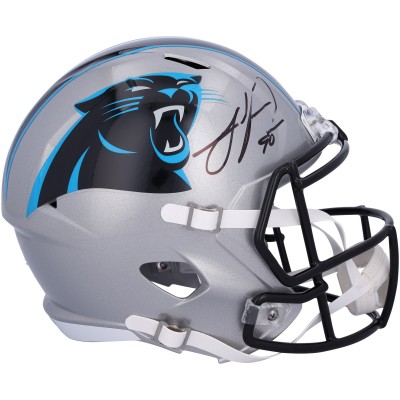 Julius Peppers Carolina Panthers Autographed Fanatics Authentic Riddell Speed Replica Helmet